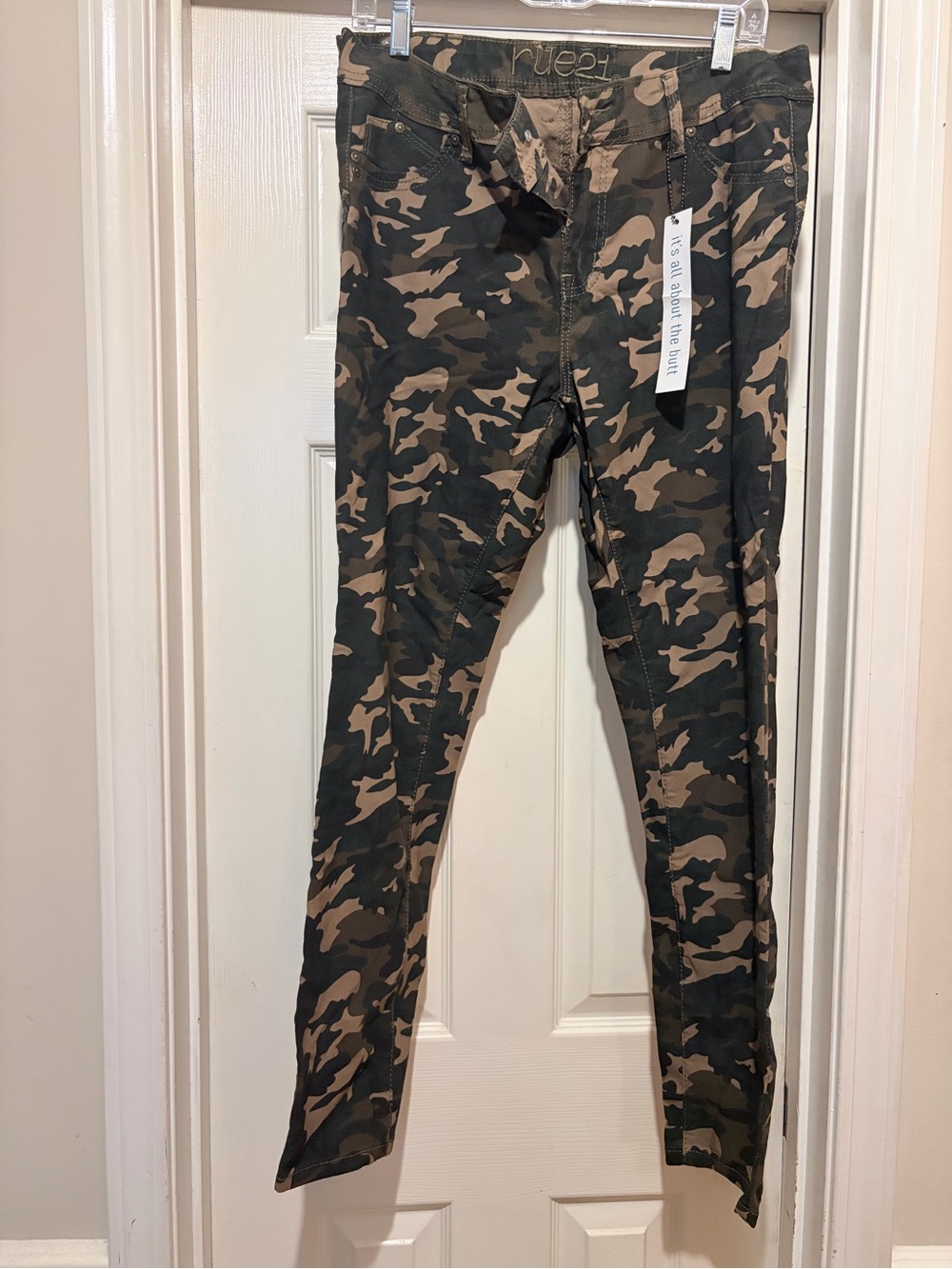 Rue21 Camo Skinny Jeggings - Green & Tan